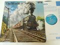 THE WORLD OF STEAM Eisenbahn Dampfmotoren Zug Soundeffekte Vinyl LP Ex