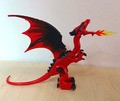 LEGO Dragon04: Dragon, Castle, Red Head