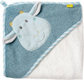 Fehn Badetuch Baby Drache - Badehandtuch Kinder Poncho Aus Frottee - Handtuch Mi