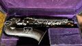 Saxophon versilbert Vintage USA C.G. Conn Ltd Saxophones im Koffer