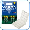 Varta Power Akkus Accus AAA Micro 800 mAh 56703 aufladbare Batterien Akkubox