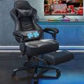 Massage Racing Gaming Stuhl Chefsessel Bürostuhl Drehstuhl Schreibtischstuhl DE