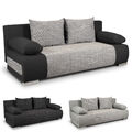 Schlafsofa Naki - Sofa mit Schlaffunktion und Bettkasten, Bettsofa, Couch, Bett