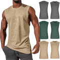 Herren-Tanktop Für Fitnessstudio Workout Muskel-T-Shirt Stringer- #N