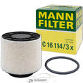 MANN C 16 114/3 x Luftfilter Einsatz für Audi Q5 A5 A4 MANN-FILTER C16114/3x