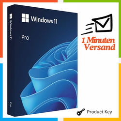 Key für Windows 11 Pro Produktschlüssel Sofort Email Versand Deutsch