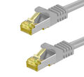 RJ45 CAT6A Patchkabel mit CAT 7 Rohkabel LAN DSL Netzwerkkabel S/FTP 0,25m - 30m