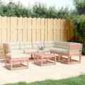 Garten Lounge Set Sofa Sitzgruppe Gartenmöbel mit Kissen 7-tlg. Holz vidaXL