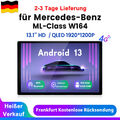 Android 13 Autoradio Für Mercedes Benz W164 GL320 ML350 X164 GPS Navi WIFI DAB+