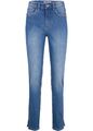 Skinny-Jeans mit Stretchanteil Normal Gr. 38 Blau Denim Damenjeans Slim Fit Neu