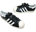 ADIDAS SUPERSTAR SNEAKER HERRENSCHUHE  EU44 UK10  SCHWARZ WEIß #1-111# WIE NEU