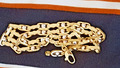 gold 750 kette  Anker Kugel-Kette  50 cm     5/6 mm