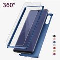 Hülle Samsung Galaxy S20 FE 5G 360 Grad Handy Schutz Full Cover Panzerfolie 9H