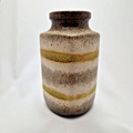 Scheurich Vase 216-20 Vintage Fat Lava Keramik Eckig 70er Jahre 20cm