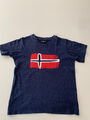Trollkids T-Shirt Oslo, Rundhals, Farbe blau (navy), EU 128/UK 7-8Y, # SS2101113