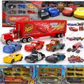 Cars 2 Set Lightning McQueen Racer Car Mack Truck Xmas Geschenk Kinder Spielzeug