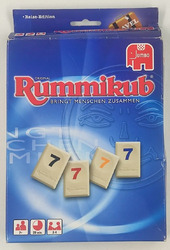 Original Rummikub von Jumbo | Mini Travel Reisespiel Mitbringsel 🔥Sehr Gut🔥