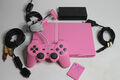 TOP! Sony Playstation 2 Slim Konsole pink rosa + 1 original Controller usw. Ps2