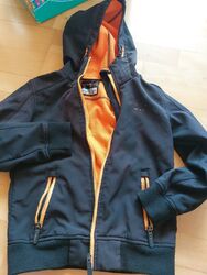 wendejacke wind breaker softshell  kapuze 128 134