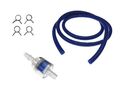 Benzinschlauch Klemme Benzinfilter Set Blau für Piaggio Ape 50 TL1T - TL6T