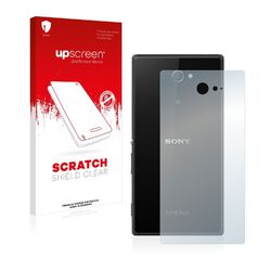 Schutz Folie für Sony Xperia M2 D2306 (Rückseite) Kratzfest Klar