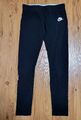 Nike Tight Laufhose Hose Leggings Gr. M Mädchen 134-146 schwarz weiß