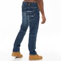 Enzo Herren Jeans gerades Bein normale Passform Denim Hose Pants alle UK Bundgrößen