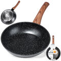 Granitpfanne Bratpfanne Pfanne aus Granit BLACK&WOOD 20 cm