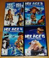 Ice Age+Ice Age 2 (DVD-2007) + Ice Age 3-5 (DVD's-2012) NEU/OVP