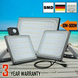 LED Fluter Flutlicht Strahler SMD Außen Floodlight 20W 30W 50W 100W mit Sensor +