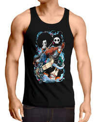 Brook Herren Tank Top piece manga luffy cosplay