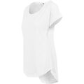 Damen Long Slub T-Shirt für Frauen u. Mädchen Gr. XS bis 5XL, 100% Baumwolle