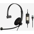 Sennheiser SC 30 USB ML Monophon Kopfband Schwarz Headset