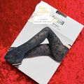 LAURA TIGHTS by Wolford M Medium black schwarz Strumpfhose mit Blumen Design