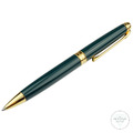 Caran d'Ache Leman Kugelschreiber Grün Gold Drehmechanik Classic TOP