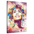 Wandbild Leinwandbild Whitney Houston Abstract Colour Style Kunstwerk