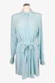 Riani Damen Kleid Gr. 36 Blau Kleid Shirtkleid Shiftkleid Dress Minikleid