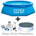 Intex Easy Set Quick Up Pool Planschbecken 305x76cm + Abdeckplane + Filterpumpe