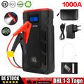 Auto KFZ Starthilfe Jump Starter 27000mAh Ladegerät Booster Powerbank Kompass DE