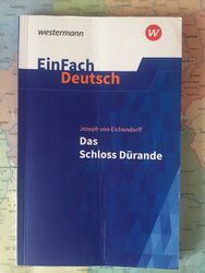 Buch Das Schloss Dürande von Joseph von Eichendorff, Einfach Deutsch, westermann