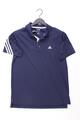 ✅ Adidas Poloshirt Classic T-Shirt für Herren Gr. 52, L neuwertig Kurzarm blau ✅