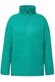 Studio Untold Damen große Größen Troyer Pullover oversized Rippstrick