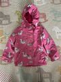 Mädchen Thermo Matsch/Regen-Jacke Einhörner 🦄 Rosa Gr.98/104 Tchibo Happy Kids