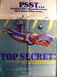 Top Secret! - Val Kilmer - Omar Sharif - Filmposter A1 84x60cm gefaltet (2)