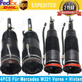 4PCS Für Mercedes W221 Vorne + Hinten Luftfederbein Stoßdämpfer Hydraulische ABC