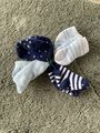 Baby Socken | Unisex Newborn | Erstausstattung | Gr. 15-18 | 4 Paar | Blau