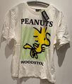 NEU PEANUTS WOODSTOCK T-SHIRT S M L XL 3XL COMIC DAMENSHIRT KURZARM TOP WEIß