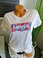 Levis® "The Perfect Tee" Shirt Gr. XS S weiß mit Flamingo Motiv T-Shirt