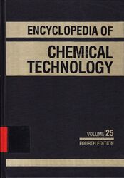 Kirk-othmer Encyclopedia of Chemical Technology: Vitamins to Zone