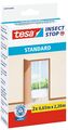 TESA Insect Stop STANDARD Fliegengitter für Fenster (1,3m 1,5m 5 Stück/Anthrazit